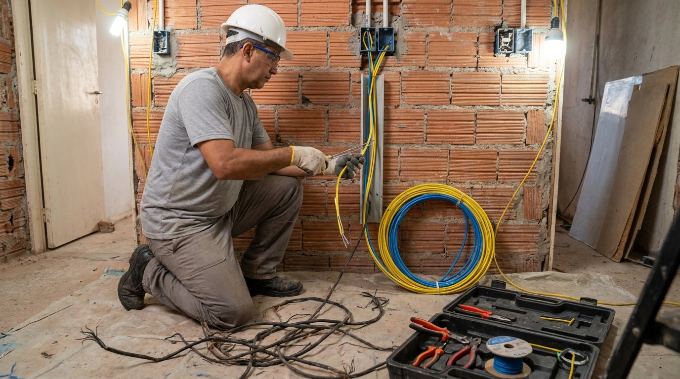 Adequação de Fiação em Fátima, Canoas‑RS