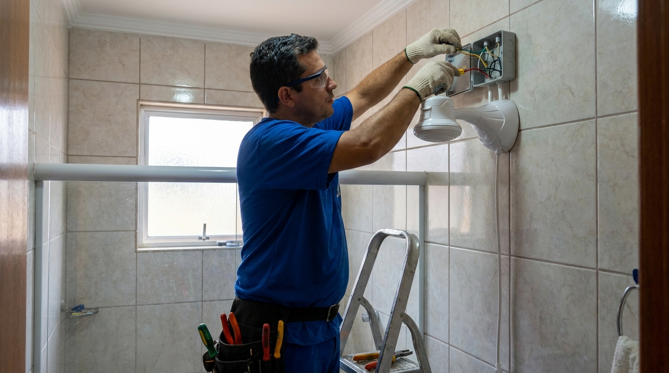 Adequação de Fiação em Harmonia, Canoas‑RS