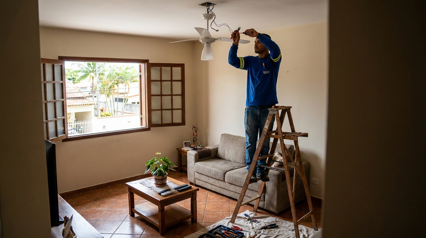Reforço de Suporte no Teto no Centro, Canoas‑RS