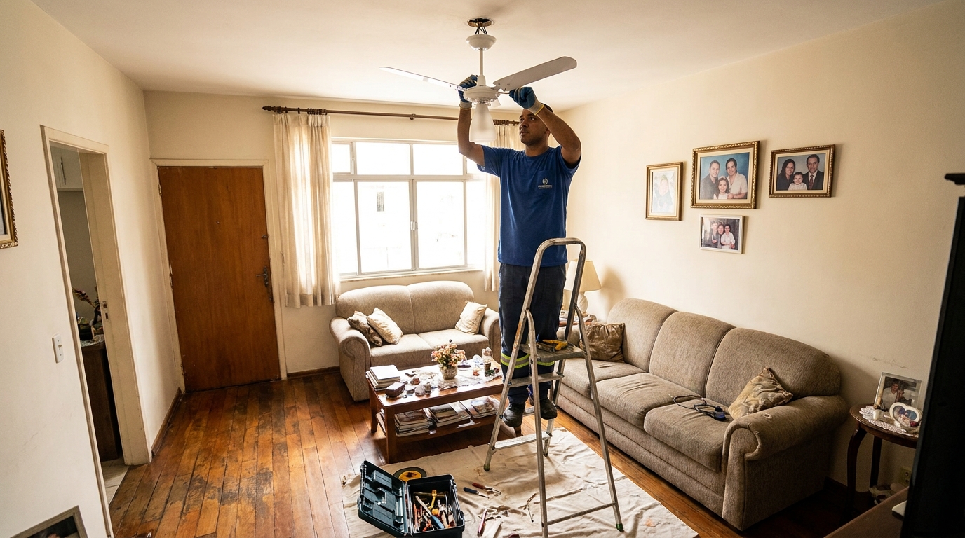 Substituição de Ventilador no Centro, Canoas‑RS